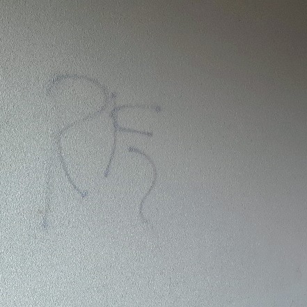 WDVS Graffiti Vorher